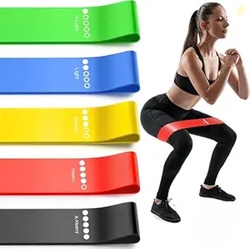 Premium Resistance Bands Set of 5  Exercise & Fitness Loop Bands for H