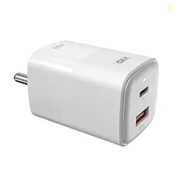 GM G+ 65W Mobile Fast Charging Adapter | GaN Technology | 2 USB Port -