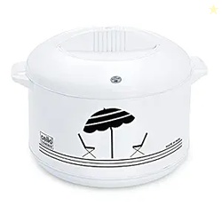 Cello Chef Plastic Casserole 2 Litres, White