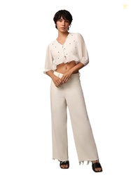 ONLY Women Regular Fit White Top