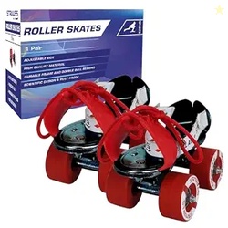 STRAUSS Junior Tenacity Roller Skates | Adjustable Shoe Size for Kids 