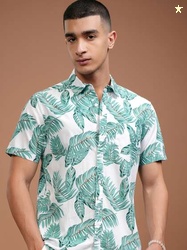 HIGHLANDER Men Slim Fit Casual Shirt