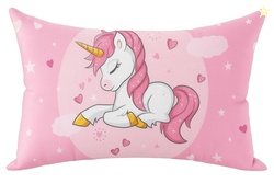Flying Baby Unicorn Design Printed Kids Cartoon Pillow/Cushion Fiber F