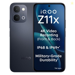 iQOO Z11x 5G (Titan Black, 8GB RAM, 128 GB Storage) | Dimensity 7400-T