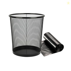 GoodWill Tech Metal Mesh Waste Dustbin with Garbage Bags Combo | 9.4L 