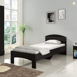 Spacewood Nobel Single Size Engineered Wood Bed (Particle Board - Natu