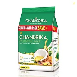 Chandrika Ayurvedic Soap with 2x Coconut Oil & Herbs| Handmade Soap fo