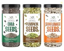 GreenFinity Healthy Seeds Combo Pack- Pumpkin-150g Sunflower-150g, Chi