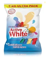Active White Detergent Washing Powder 7 kg Ultra Pack | Laundry Deterg