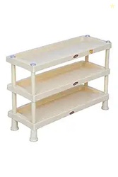Prima Plastic Shoe Rack | Storage Organizer | Shelves For Home | Livin