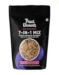 True Elements Seeds Mix - 7 in 1 Super Seeds & Nut Mix 500g - (Roasted