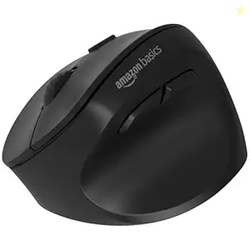 amazon basics Pro Series 2.4G Wireless Ergonomic Mouse for PC Mac, Lap