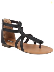 Shoetopia Womens Gladiator Flat Sandals | Stylish Comfortable Casual O