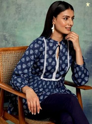 Libas Floral Yoke Design Kurti