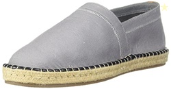 Hush Puppies Mens Espadrille Canvas Grey Moccasin - 7 UK (8592020)