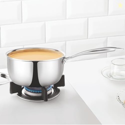 Borosil Cookfresh Tri-ply Stainless Steel Saucepan with Steel Handle |