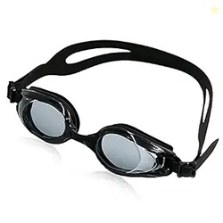 Kabello Unisex Diving Goggles Anti Fog Protection With Nose Plug (Blac
