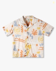 KB TEAM SPIRIT Boys Printed Tailored Fit Shirt