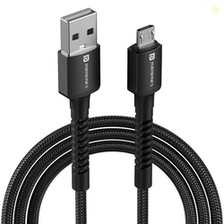 Portronics Konnect X USB-A to Micro USB Fast Charging Cable With Max 3