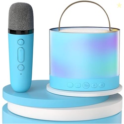 QLECT Portable Karaoke Bluetooth Speaker with Wireless Mic, 5W HiFi So