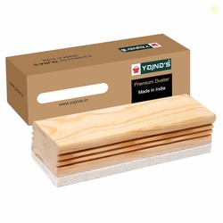 YAJNAS Premium Non Magnetic White Board Wooden Duster | Blackboard Woo