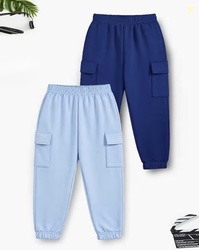 TRAMPOLINE Boys Pack of 2 Mid-Rise Joggers