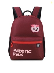 Arctic Fox Unisex Kids Maroon Backpacks