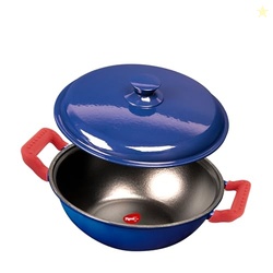 Pigeon By Stovekraft Cast Iron Kadai with Cast Iron Lid | Medium, 20 C