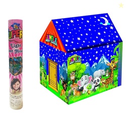 Negi Smart Picks Kids Play Tent House with Led Lights Print May Vary,M