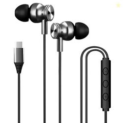 Kratos Tune V4 C Type Earphones Wired, Deep Bass Drivers Earphone, Inl