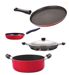 Nirlon Non Stick cookware Kitchen Accessories for Cooking Combo Set of