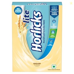 Horlicks Lite 450g, Energy for Active Adults | High Protein, No Added 