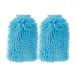 UMAI Microfiber Double-Sided Chenille Wash Mitt 1000 GSM - Super Soft,