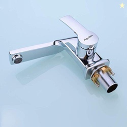 Aquieen Hot & Cold Wash Basin Mixer Tap (Nexa) - Copper Chrome