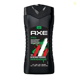 AXE Africa 3 In 1 Body Face & Hair Wash For Men, Long-Lasting Refreshi
