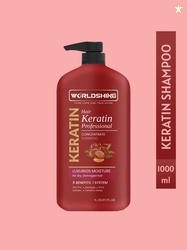 WORLDSHINE Hair Keratin Shampoo For Damaged Hair - 1000 ml