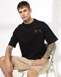 TEAMSPIRIT Men Reflective Boxy Fit Crew-Neck T-Shirt