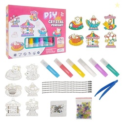 VGRASSP DIY Color Glue Painting Crystal Pendant with Accessories - Win
