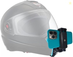 ADOFYS Helmet Chin Mount with Mobile Holder Motorcycle Helmet Strap Co