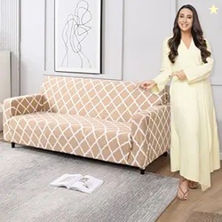 HOKIPO Elastic 3 Seater Sofa Cover Stretchable Slipcover (Ar-4279-E16)