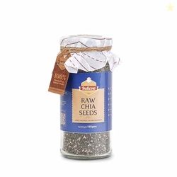 Indicow Raw Chia Seeds | Natural, Preservative Free, Fresh edible seed
