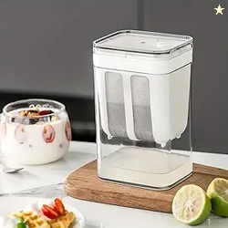 DONEK 1100ml Greek Yogurt & Curd Strainer  BPA-Free Plastic Container 