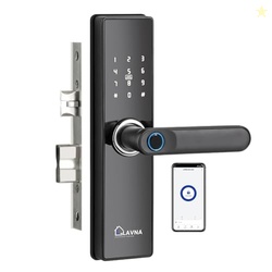LAVNA Digital Smart Door Lock | 6 Way Unlock | Fingerprint, Mobile App