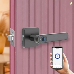 LAVNA Smart Door Lock | 3 Way Unlock | Fingerprint, Mobile app, Key Ac