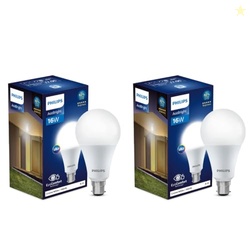 Philips Stellar Bright 16 Watt LED Bulb, Base B22,Cool Day Light, Pack