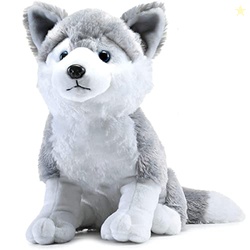 Webby Husky Dog Soft Toy 35CM Plush Stuffed Animal Teddy Puppy Toy for