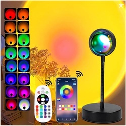 Sunset Lamp Projector Led Lights with Remote, 16 Colors Night Light 36