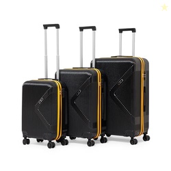 ACEPACK Brampton Set of 3 | Polycarbonate Hard Shell Suitcase Set with