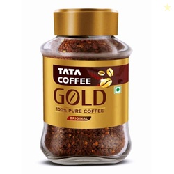Tata Coffee Gold Original, Instant & Pure Coffee Jar, 90g/95g, Freeze-