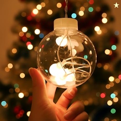 Gigawatts Fairy Curtain String Light with Ball Shape Orbs 138 LEDs 2.5